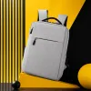 This grey, simple and fashionable backpack is light, durable and has a large capacity for student commuting Specification image
